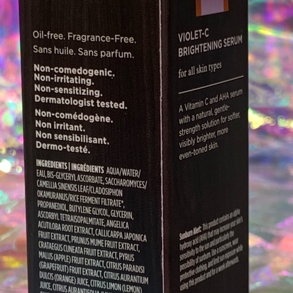 New in box TATCHA Violet C Radiance Serum 10ml - Picture 3 of 6